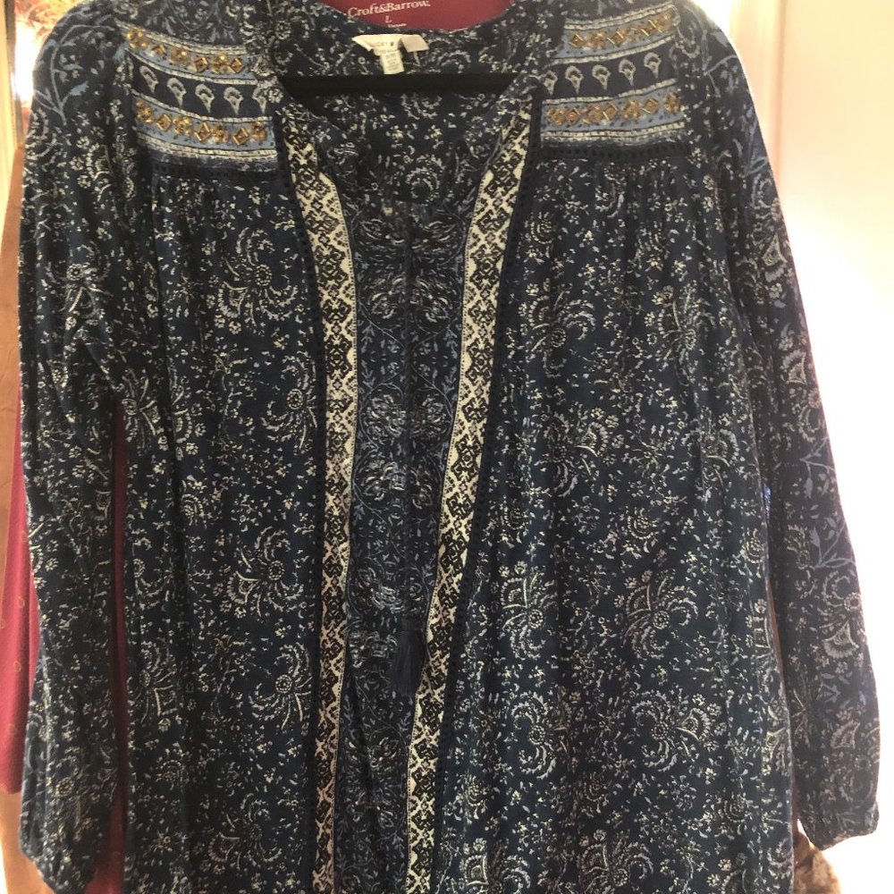Lucky Brand Long Sleeve Shirt 1X